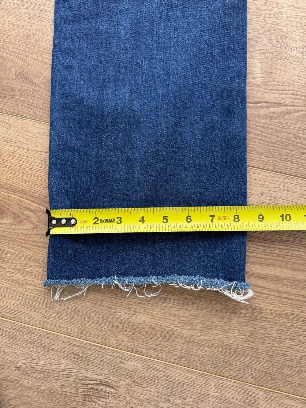 Judy Blue High Rise Dad Jeans Raw Hem Medium Wash Denim Size 13/31 - Picture 8 of 15